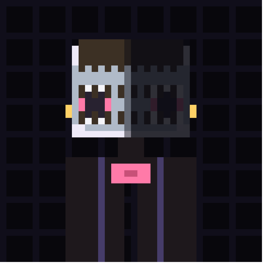ZVEIL Piece #0047 — pixel art with veil